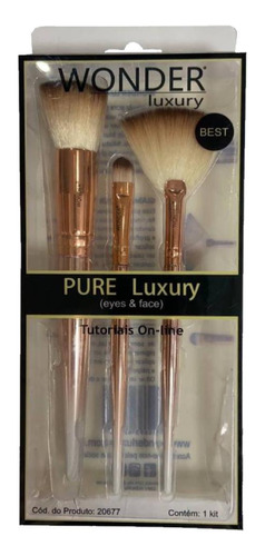 Kit De Maquiagem Pure Luxury - Marca: Wonder Luxury-20677