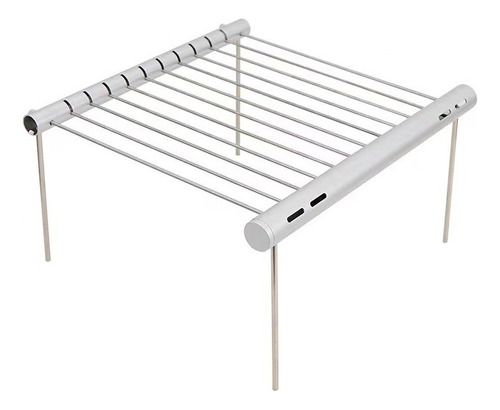 Parrilla Portátil Plegable Para Camping Mini Parrilla Acero