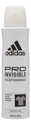 Antitranspirante adidas Pro Invisible Fem 150ml Kit C/12