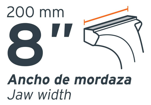 Tornillo Banco Prensa Morsa 8´ Industrial Giratorio 18595