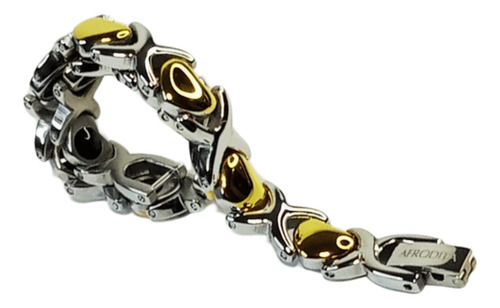 Pulsera Magnética Titanio Funcional Y Germanio