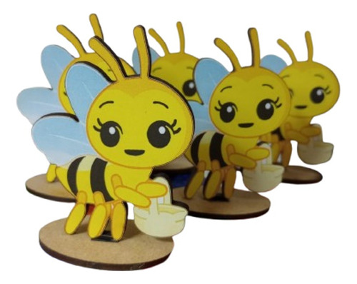 Souvenir Stickers Laminado Abejita Chiquitita X 15u