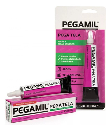 Pegamil Pega Tela  25 Gr. Ideal Para Tus Proyectos 