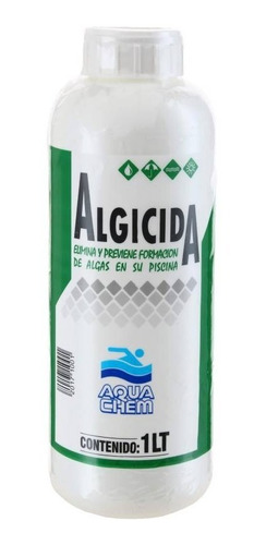  Alguicida Para Piscinas 1 Litro Frasco Afj