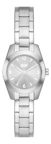 Reloj Mujer Dkny Nolita De Acero Inoxidable 26mm Correa Plateado