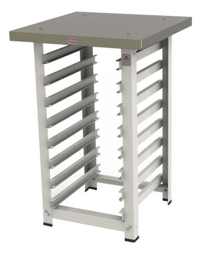 Forno Turbo Prp-004 127v Vermelho + Bancada Mes-004 - Progás