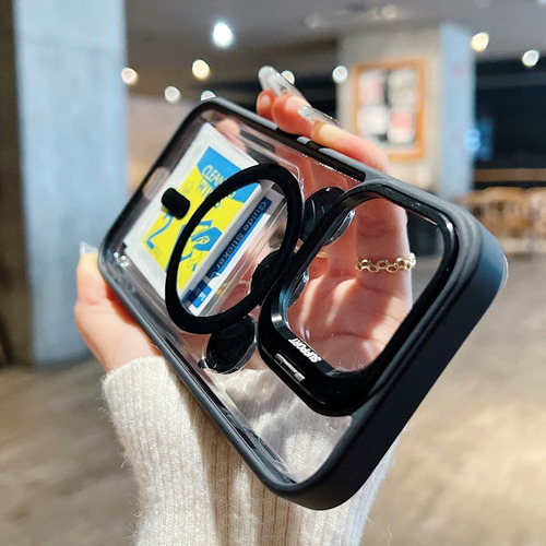Funda Magnética De Lujo A Prueba De Golpes Para iPhone 16, 15 Pro Max Plus Para Protección De Lentes De Vidrio, Cubierta Trasera