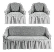 Comprar Funda Polatti Turco 3 + 1 + 1 Gris Claro Turco 3-1-1 De 100cm X 180cm Para Juego De 3+1+1 Cuerpos De 3 Cuerpos