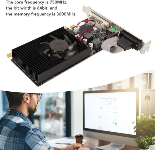 Radeon Hd6450 - Tarjeta Gráfica Ddr3 De 64 Bits, 3600 Mhz, 2