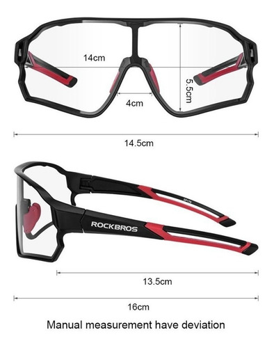Imagen 2 de 4 de Lentes Deportivos Running Fotocromáticos Ciclismo Unisex