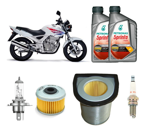 Aceite Y Filtros Honda Cbx 250 Twister Sprinta F500 15w50