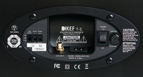 Subwoofer T2 De Kef Negro (pza)