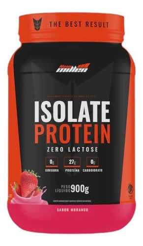 Isolate Protein 900g 100% Isolado - 0 Carbo, 0 Soja - New Millen