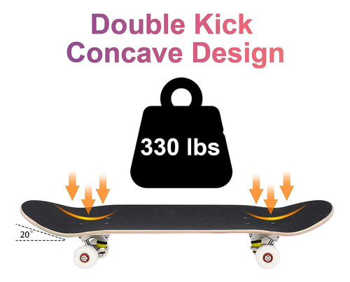Skateboards Completos Profesionales Principiantes, Adul...