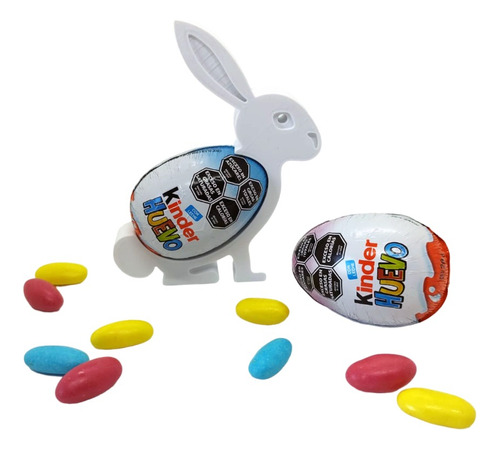 Conejo Porta Huevo De Chocolate X 5 Unidades Impresión 3d