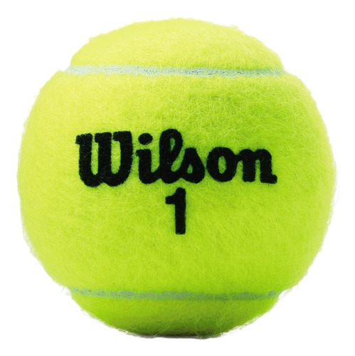 Pelota De Tenis Wilson Championship Nivel Del Mar C/3 Amarillo