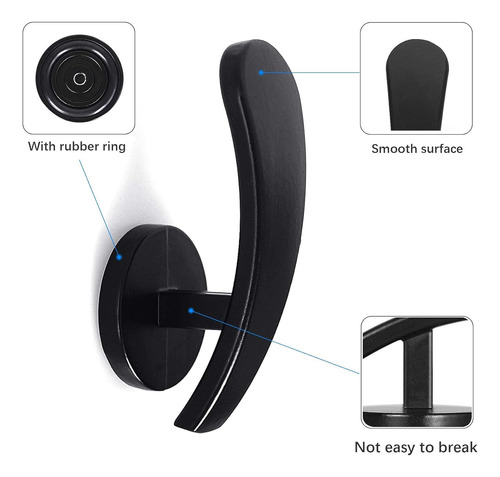 Cortinas Para Accesorios De Cortinas 2pz Negro Con Tornillos Negro