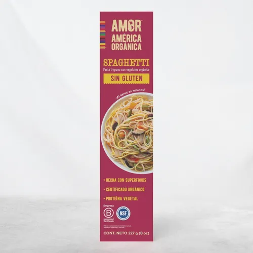 comprar Pasta Trigrano Tipo Spaghetti Orgánica Sin Gluten 227g
