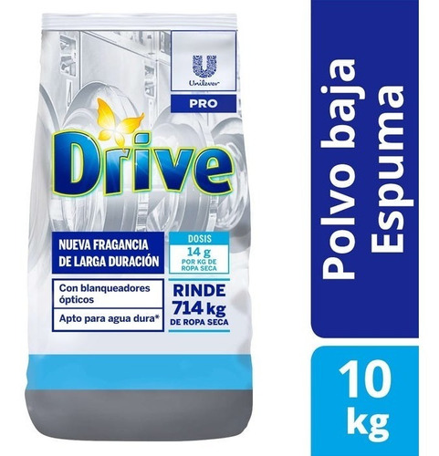 Jabón En Polvo Drive Matic X 10 Kg