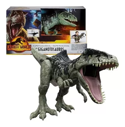 Comprar Jurassic World Dinossauro Giganotosaurus gigante de Mattel