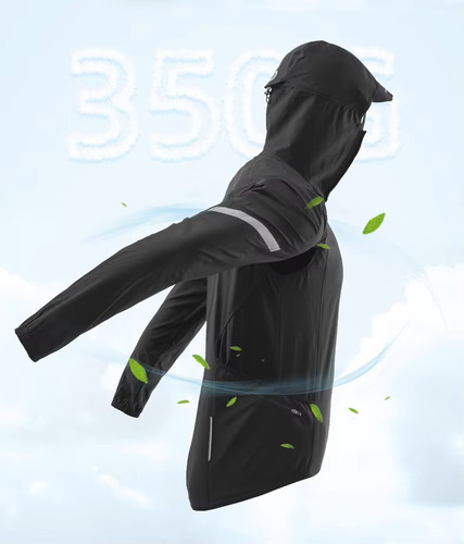 Chaqueta Cortaviento Ciclismo Rockbros 2 En 1 Desmontable