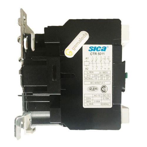 Imagen 4 de 8 de Contactor Tripolar 80a 1na + Nc 220v/24v Sica