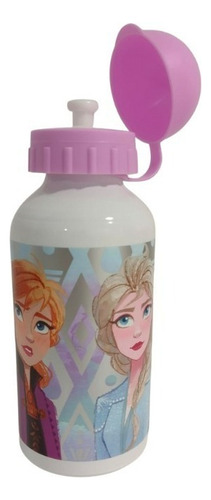 Botella Deportiva De Aluminio Frozen - 400 Ml Color Blanco