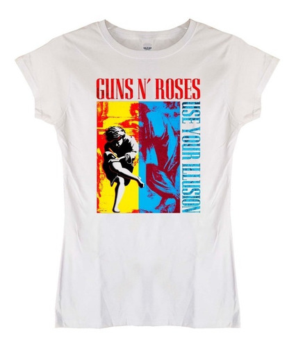 Polera Mujer Guns N Roses Use Your Illu 1 2 Rock Abominatron