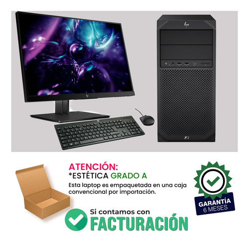 Equipo Pc Hp 24 Z2 Nvidia Xeon 9th 32gb Ram 512gb Ssd (Reacondicionado)