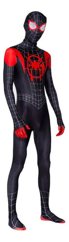 Mallas Spiderman Miles Morales Niños Adultos Cosplay