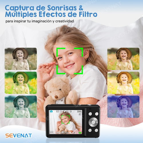 Sevenat 403 BK compacta negro