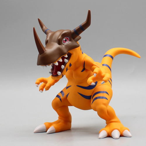 Figura Digimon Greymon Digievolucion Agumon Tai Digimon Pvc