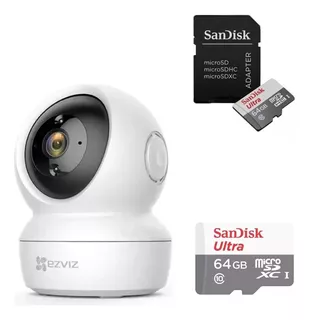 Camera De Segurança Inteli. Wi-fi Ezviz C6n C/cartão De 64gb