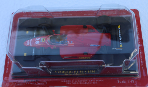 Ferrari F1-86-stefan Johansson 1986-1/43-ixo-nuevo-#28