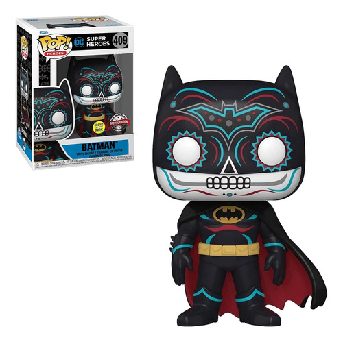 Funko Pop! Batman Dia De Los Muertos #409 Glows In The Dark (Usado)