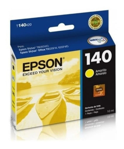 Cartucho Epson 140 Original Amarillo Impresora