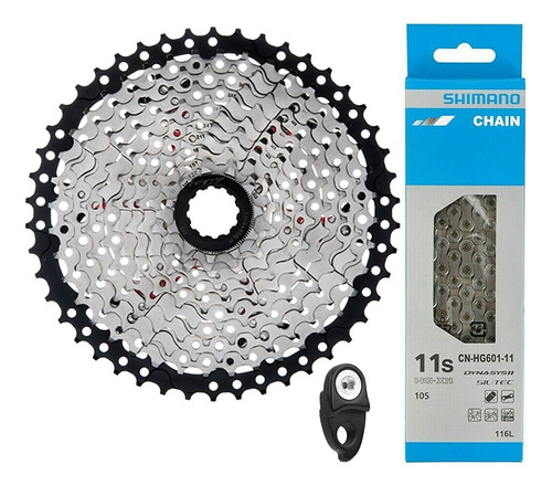 Pacha Cassette Gw Cadena Shimano Bicicleta 11 V 11- 46 Combo