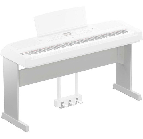 Soporte Yamaha L300wh P/ Piano Dgx670 Color Blanco Cuo