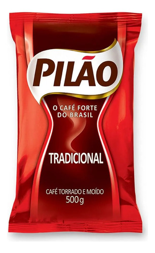 Kit C/5 Café Pilão Tradicional Almofada 500g