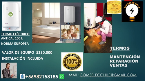 Imagen 2 de 5 de Ventas Reparación Mantencion Termos Cocinas Encimeras Hornos