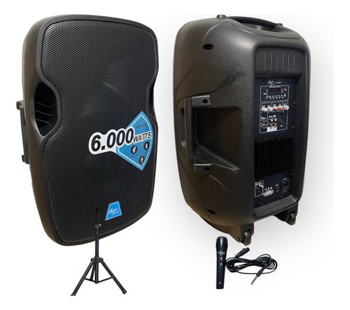 Cabina Activa Audio Sound 15 Pulgadas 5500watts Bluetooth 