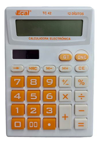 Calculadora Ecal Tc 42 De Escritorio 12 Digitos