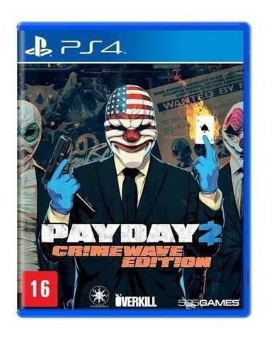 Imagem 1 de 1 de Novo: Jogo Payday 2: Crimewave Edition - Ps4
