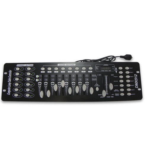 Consola Dmx 512 Universal 192 Canales Display Lcd