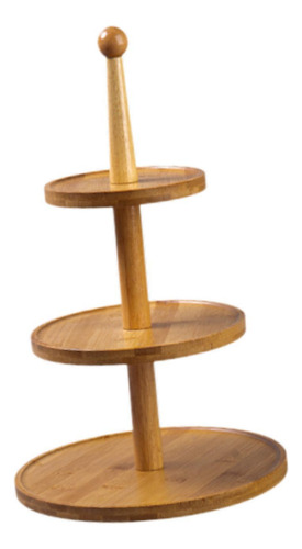 Estante De Exhibición De Postres De Madera, Soporte Para