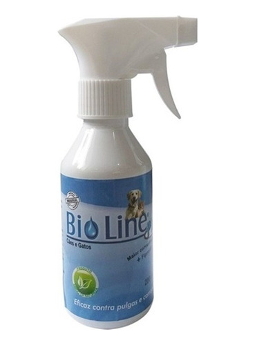 Bioline 200ml Spray Contra Pulgas E Carrapatos, Cão E Gato