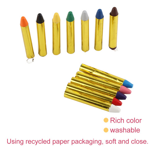 Juego De Lápices De Colores Para Pintar La Cara Y El Cuerpo