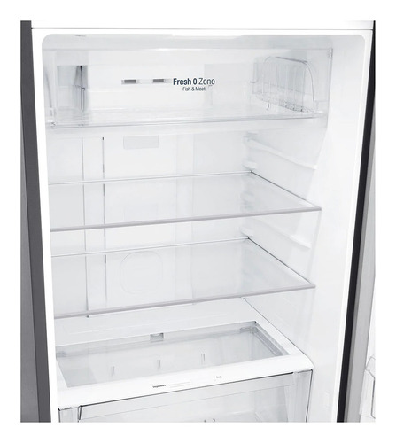 Imagen 6 de 7 de Heladera inverter no frost LG GC-D502HLAM silver con freezer 441L 220V
