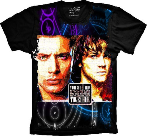 Camiseta Plus Size Série - Supernatural - Dean E Sam