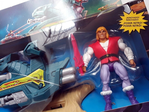 Mattel Masters Of Universe Principe Adam Y Jet Sled (Usado)
